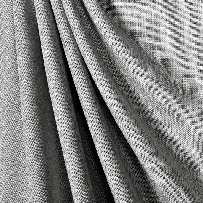 Platinum Polyester Linen Fabric image 2 of 2