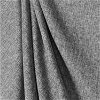 Charcoal Polyester Linen Fabric - Image 2