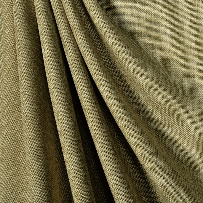 Moss Polyester Linen Fabric image 2 of 2