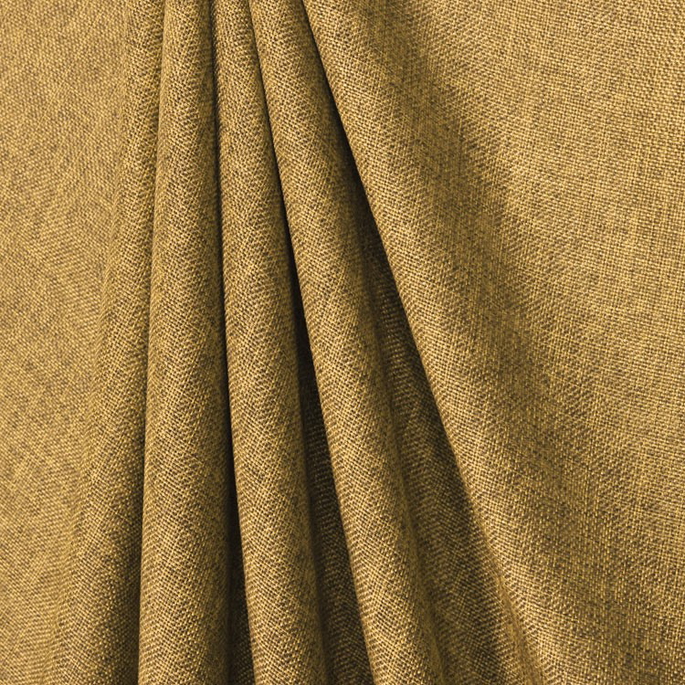 Khaki Polyester Linen Fabric image 2 of 2