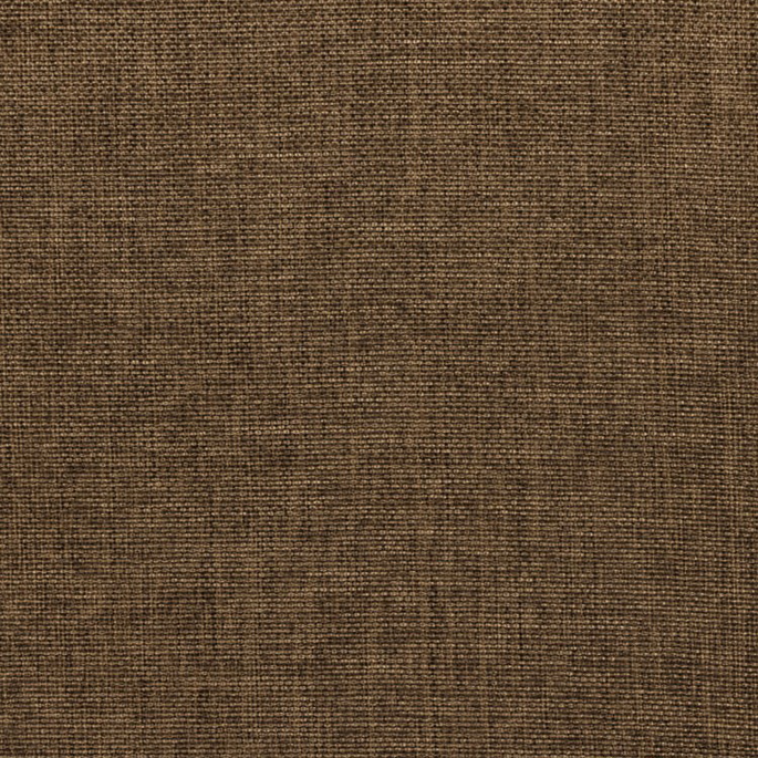 Chocolate Brown Polyester Linen Fabric image 1 of 2
