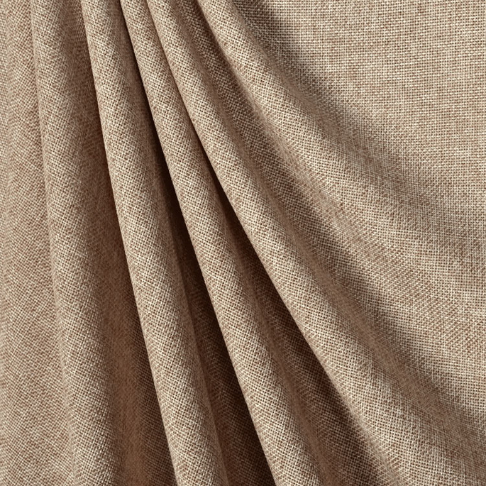 Wheat Polyester Linen Fabric image 2 of 2