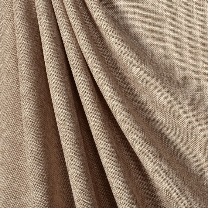 Wheat Polyester Linen Fabric image 2 of 2