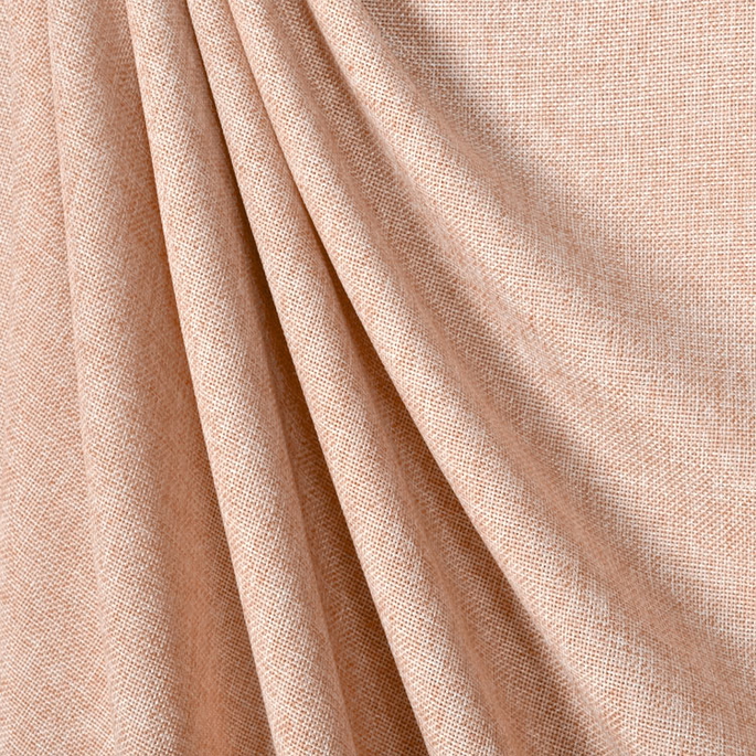 Peach Polyester Linen Fabric image 2 of 2