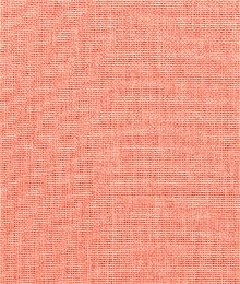 Salmon Pink Polyester Linen Fabric