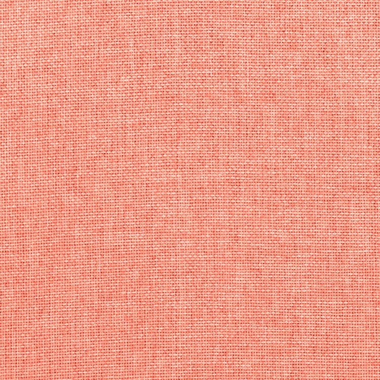 Salmon Pink Polyester Linen Fabric