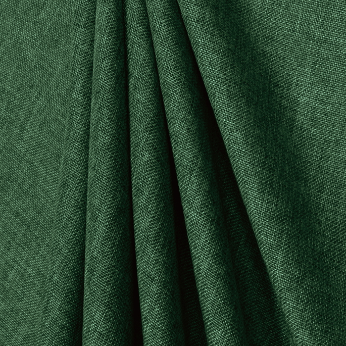 Hunter Green Polyester Linen Fabric image 2 of 2