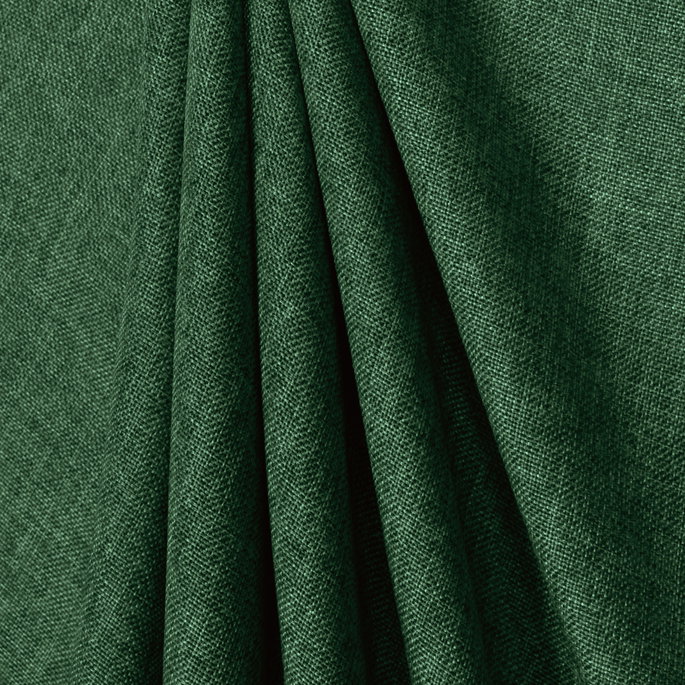 Hunter Green Polyester Linen Fabric image 2 of 2