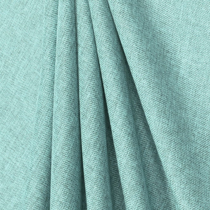 Robin Egg Blue Polyester Linen Fabric image 2 of 2