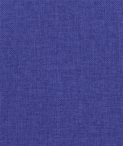 Cornflower Blue Polyester Linen Fabric