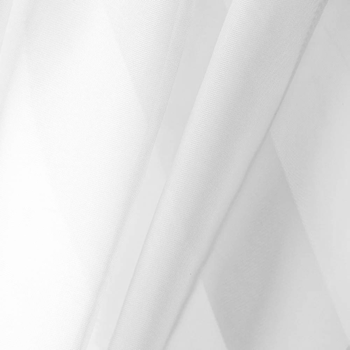 118 Inch White Voile Fabric image 1 of 1