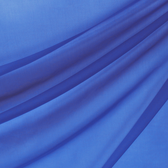 118 Inch Royal Blue Voile Fabric image 1 of 1