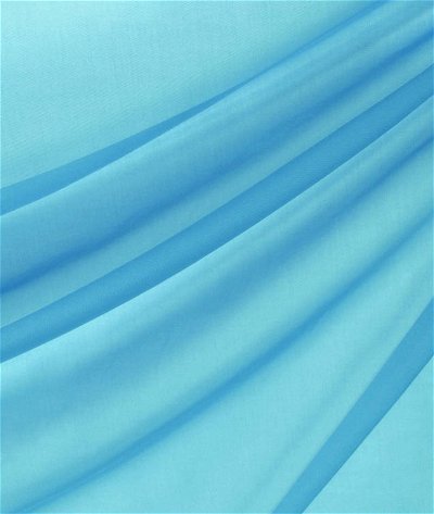 118 Inch Aquamarine Voile Fabric