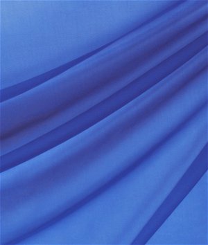 118 Inch Royal Blue Voile Fabric