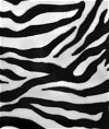 Big Zebra Velboa Faux Fur