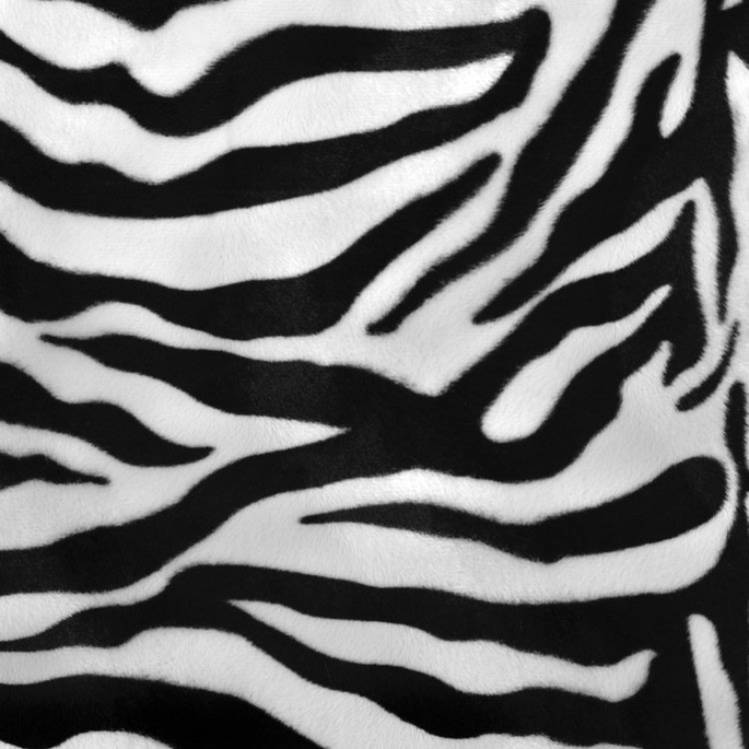 Big Zebra Velboa Faux Fur Fabric image 1 of 2