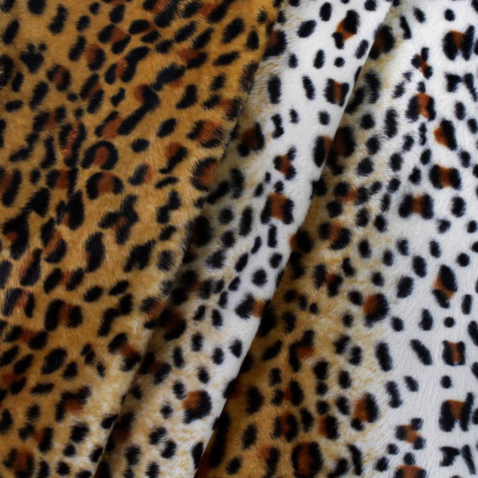 Original Cheetah Velboa Faux Fur Fabric image 2 of 2