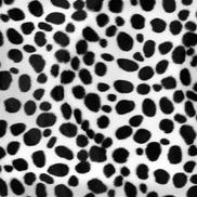 White Dalmatian Velboa Faux Fur Fabric