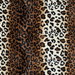 Brown Leopard Velboa Faux Fur Fabric