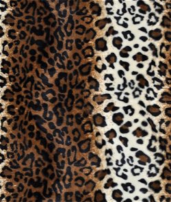 Brown Leopard Velboa Faux Fur