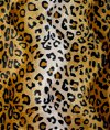Gold Leopard Velboa Faux Fur