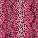 Pink Leopard Velboa Faux Fur Fabric