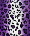 Purple Leopard Velboa Faux Fur