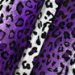 Purple Leopard Velboa Faux Fur Fabric thumbnail image 2 of 2