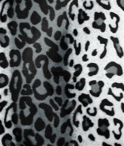Black Grey Leopard Cheetah Fabric bythestylesafari