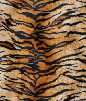 Animal Print Orange Fabric & Supplies | OnlineFabricStore