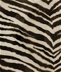 Brown Zebra Velboa Faux Fur Fabric