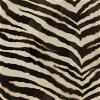 Brown Zebra Velboa Faux Fur Fabric - Image 1
