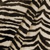 Brown Zebra Velboa Faux Fur Fabric - Image 2