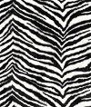 Medium Zebra Velboa Faux Fur