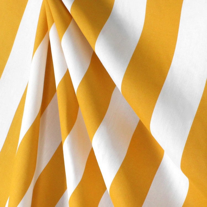 Premier Prints Outdoor Vertical Citrus Yellow Fabric image 4 of 5