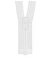 YKK 30" White #5 Plastic Vislon Open End Zipper