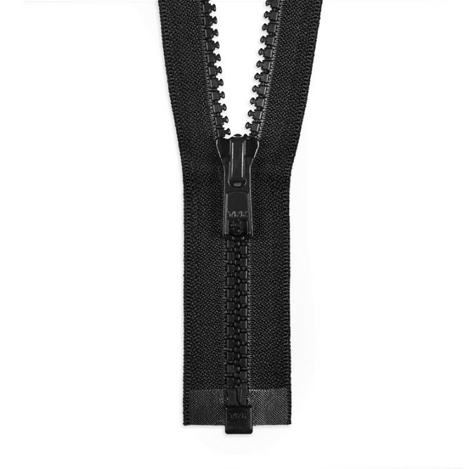 YKK 30&quot; Black #5 Plastic Vislon Open End Zipper