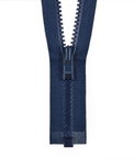 YKK 30" Crayon Blue #5 Plastic Vislon Open End Zipper