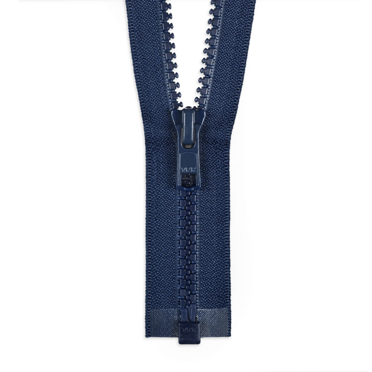 YKK 36" Crayon Blue #5 Plastic Vislon Open End Zipper