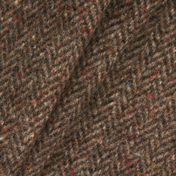 Maybrook Wool Brown Fabric image 2 of 2
