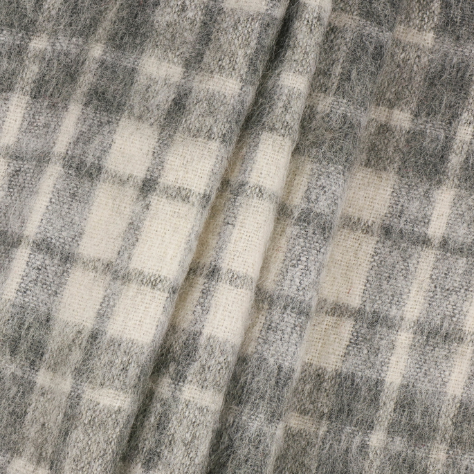 RK Classics Bayard Mohair Grey Fabric image 3 of 3