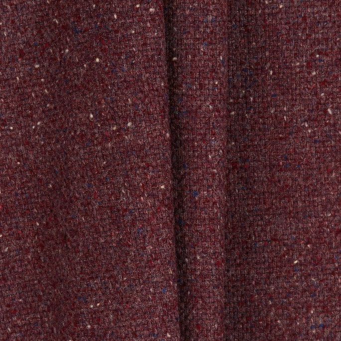 RK Classics Lorelei Wool Tweed Burgundy Fabric image 2 of 2