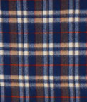 RK Classics Linton Plaid Wool Blue/Orange Fabric