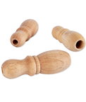 Hourglass Shape Wood Blind Cord Tassel - 5 Pack