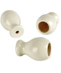 Off White Bell Shape Wood Blind Cord Tassel - 5 Pack