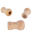 Vase Shape Wood Blind Cord Tassel - 5 Pack
