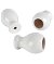White Bell Shape Wood Blind Cord Tassel - 5 Pack - Out of stock