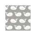 Premier Prints Whale Tales Storm White Twill Fabric