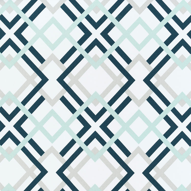 Premier Prints Winston Premier Navy Fabric