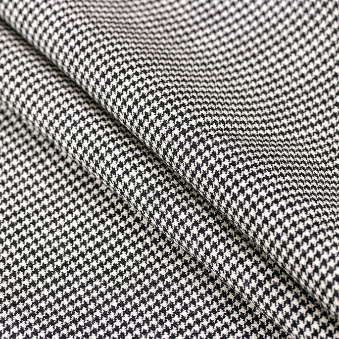 RK Classics Harriman Wool Black/White Fabric image 2 of 2